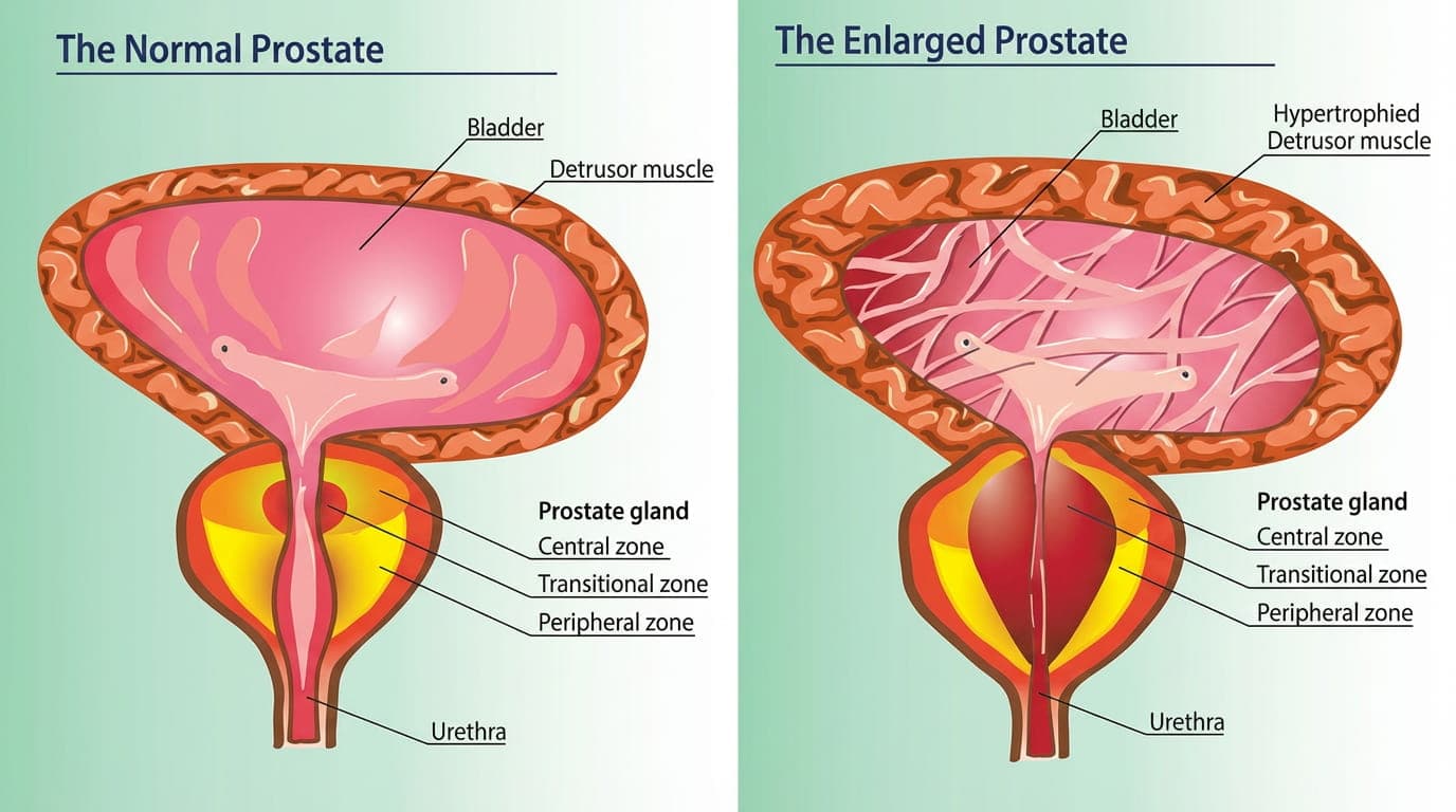 Prostatahyperplasie Schaubild