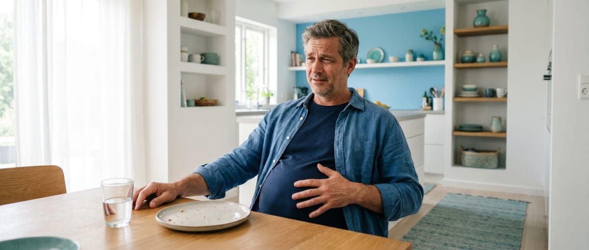Blähbauch nach dem Essen: Nicht immer ist das Essen schuld