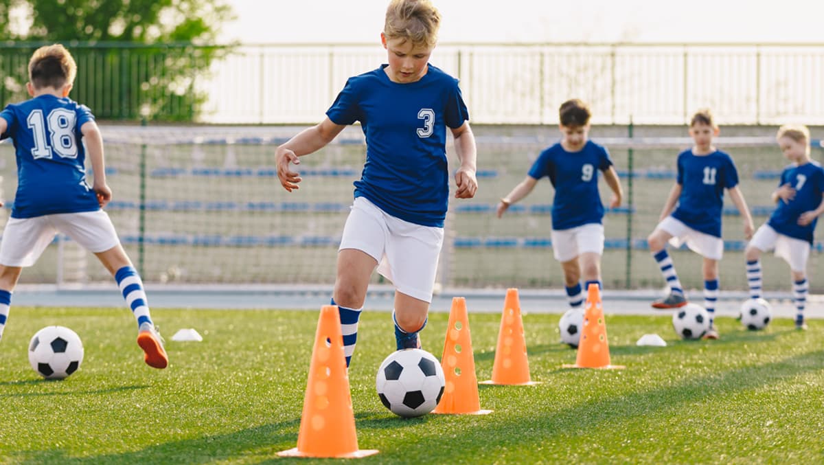 Kinder Fußballtraining