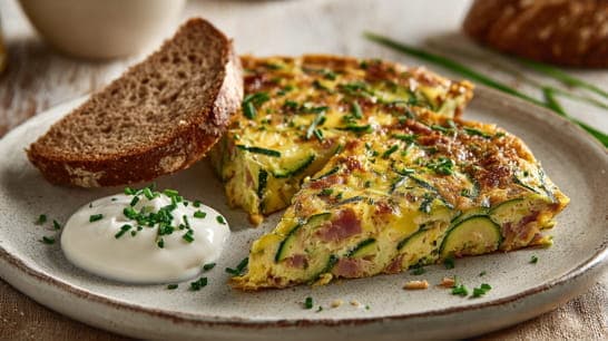 Schinken-Zucchini-Frittata