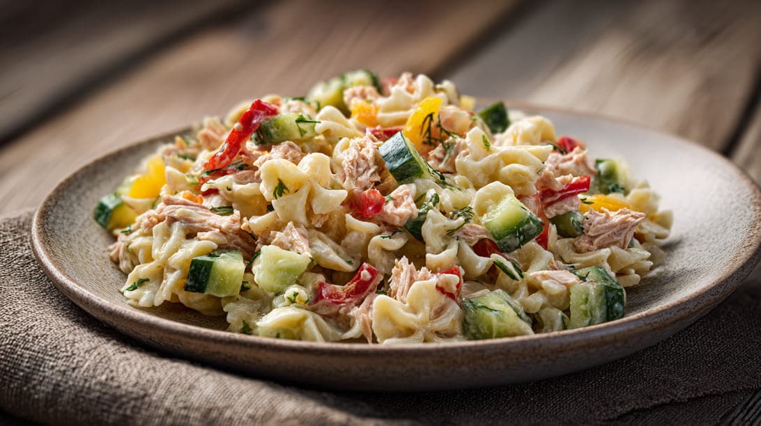 Nudelsalat mit Thunfisch