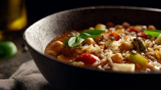 Minestrone mit Reis