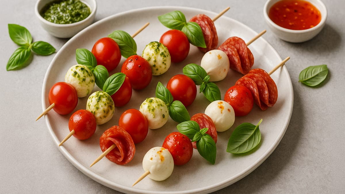 Mozzarella-Spieße